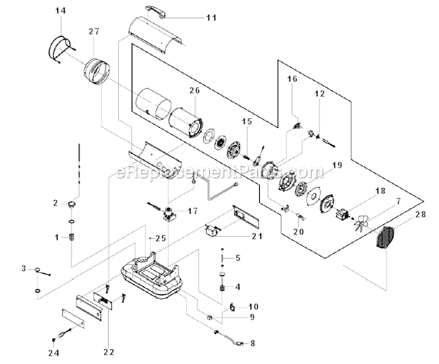 Page A Diagram and Parts List for PT-35-HS  Pro Temp Heater